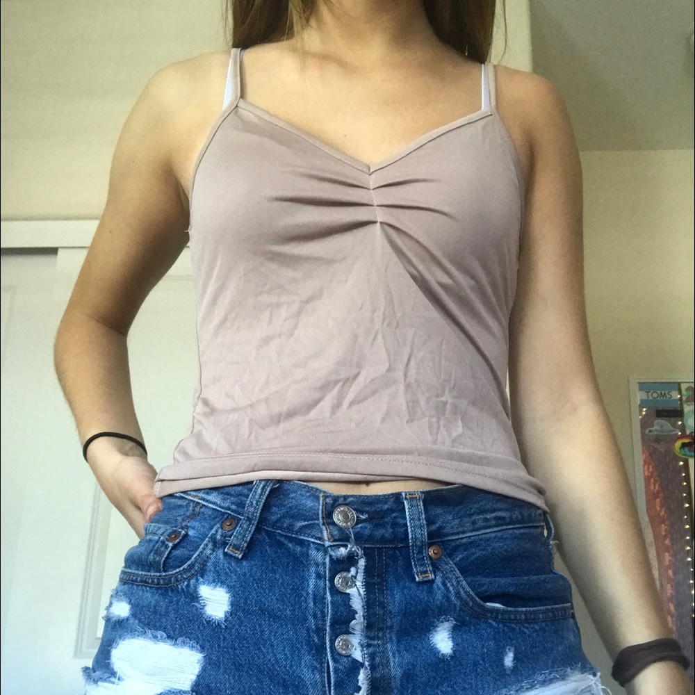 blush sinched tank